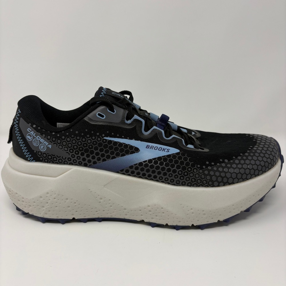 Brooks Caldera 6 Women's Size 8.5 Black Blue Trail Running Shoes (1203661B082)